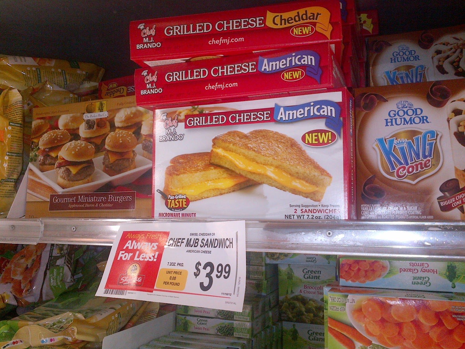 marie haycox FROZEN GRILLED CHEESE