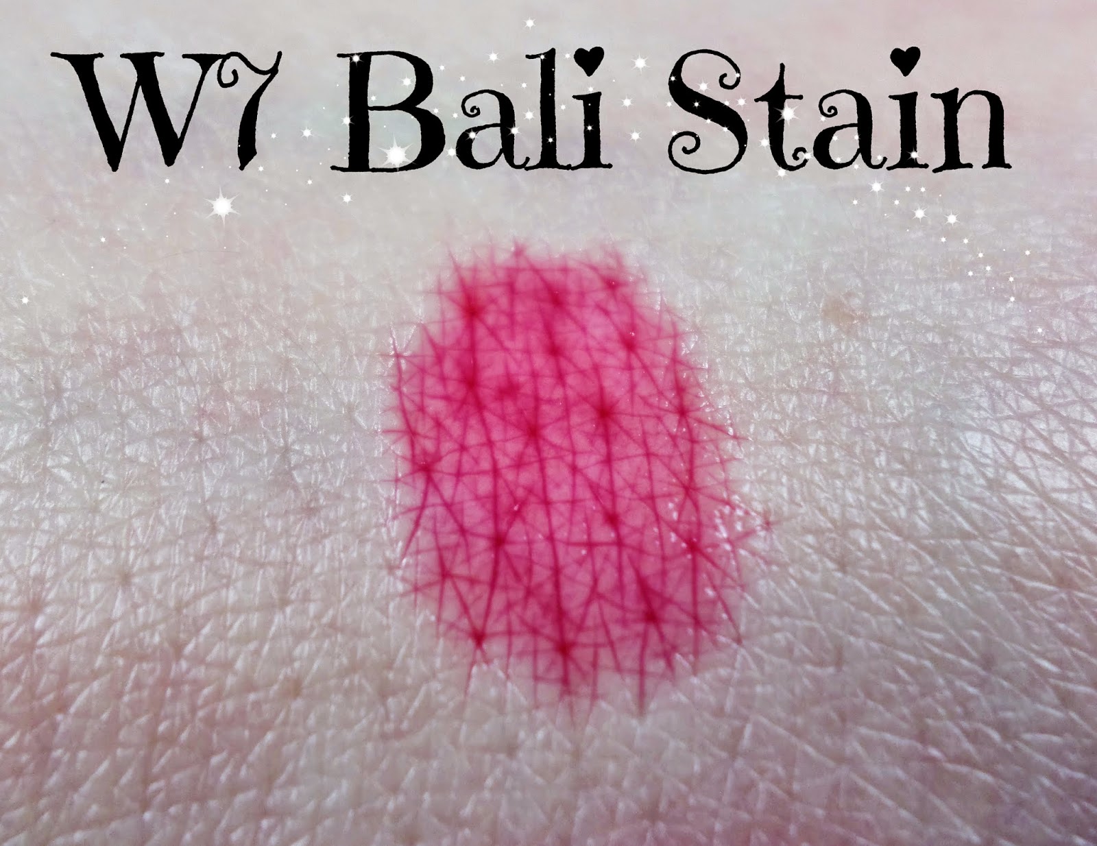 W7 Bali Lip & Cheek Stain Review: A Benetint Dupe? W7 A Hint of Bali Lip & Cheek Stain Swathes - The Best Lip & Cheek Stain?