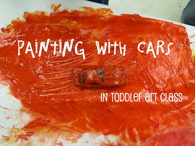 http://librarymakers.blogspot.com/2013/03/toddler-art-class-painting-with-cars.html