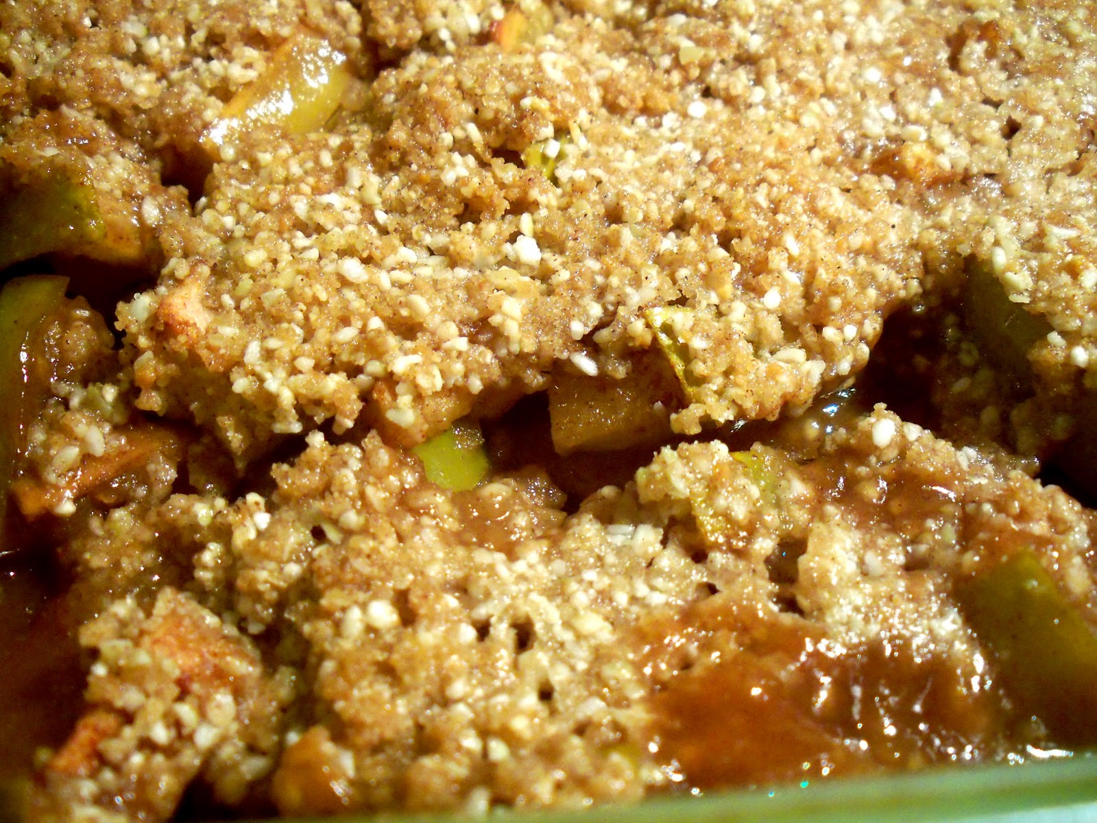 Well on Wheels The traveling vegan chef Glutenfree Vegan Toffee Apple Crisp