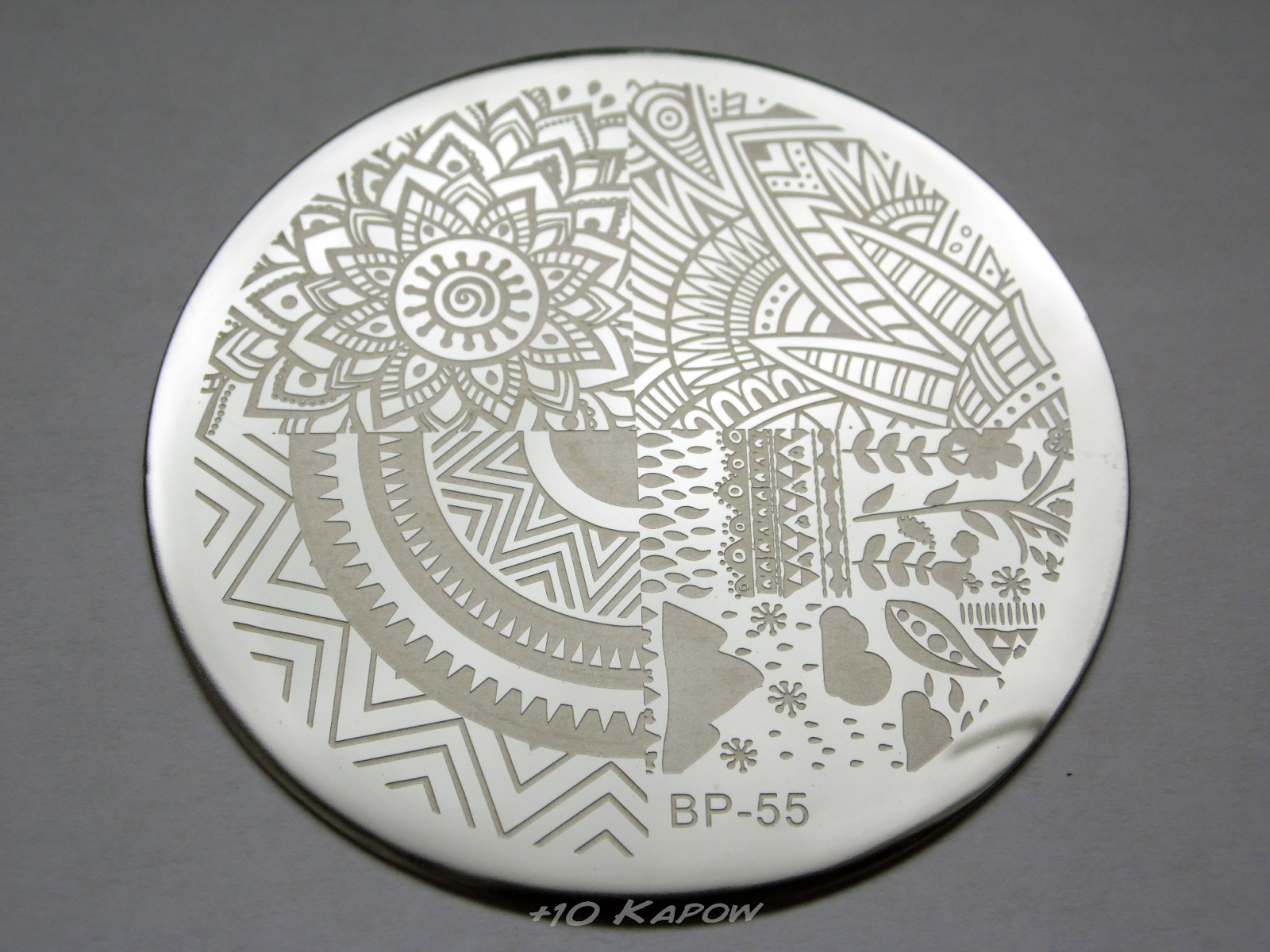 Plus10Kapow Born Pretty Store BP55 Stamping Plate