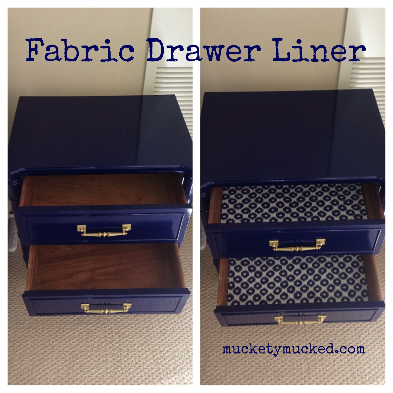 Muckety Mucked: Craft fail & recovery. Lining drawers with fabric, twice.