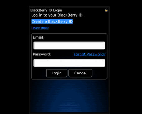 Cara Membuat ID Blackberry Atau Blackberry ID Di App World Cara Membuat ID Blackberry Atau Blackberry ID Di App World