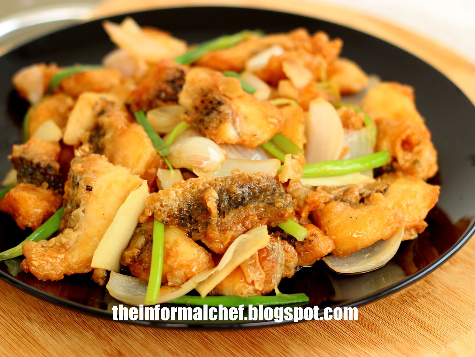 The Informal Chef Ginger and Scallion Fish Slices 姜葱鱼片