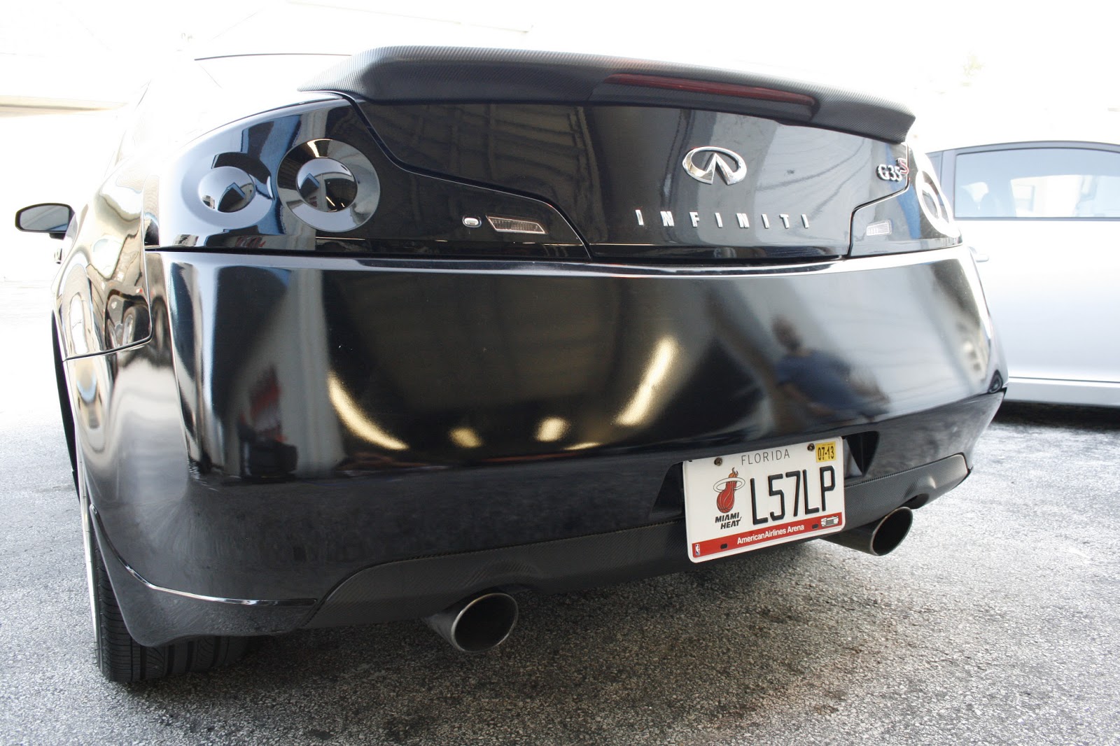 Infiniti G35 Roof Wrap Carbon Fiber Fort Lauderdale Florida