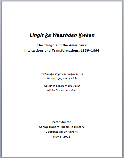 My thesis