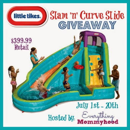 Little Tikes Slam n Curve Slide Summer Giveaway Little Tikes Slam n Curve Slide Summer Giveaway