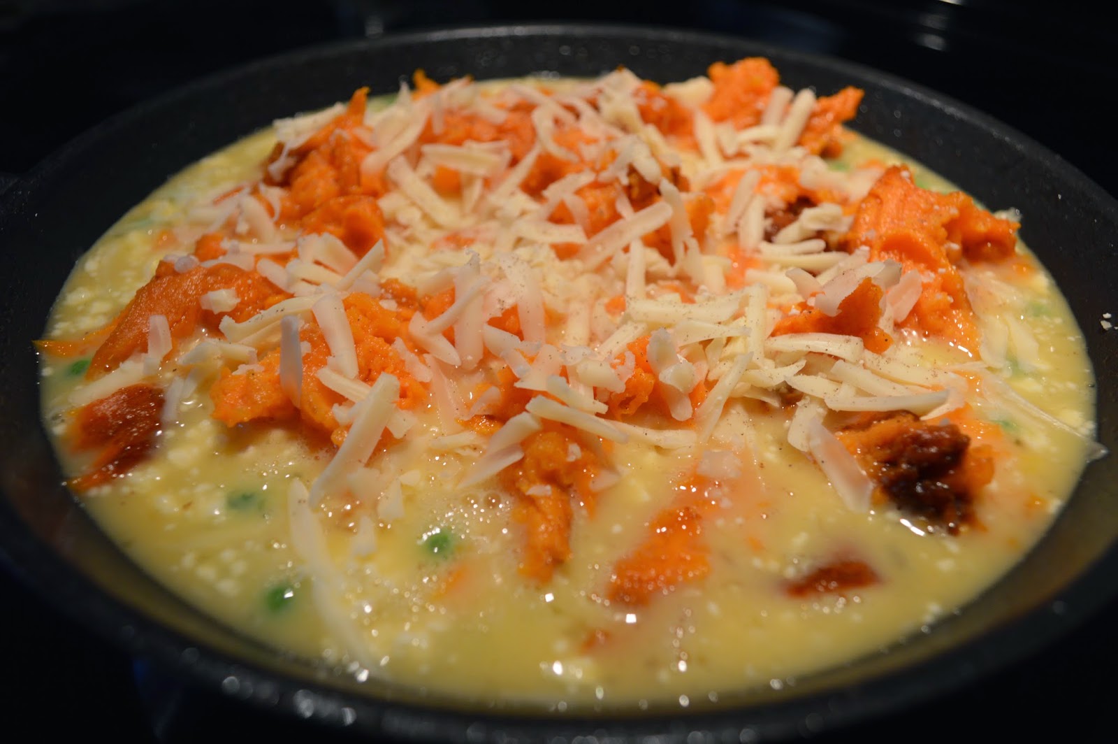 SWEET POTATO AND PEA FRITTATA Life Without Lemons