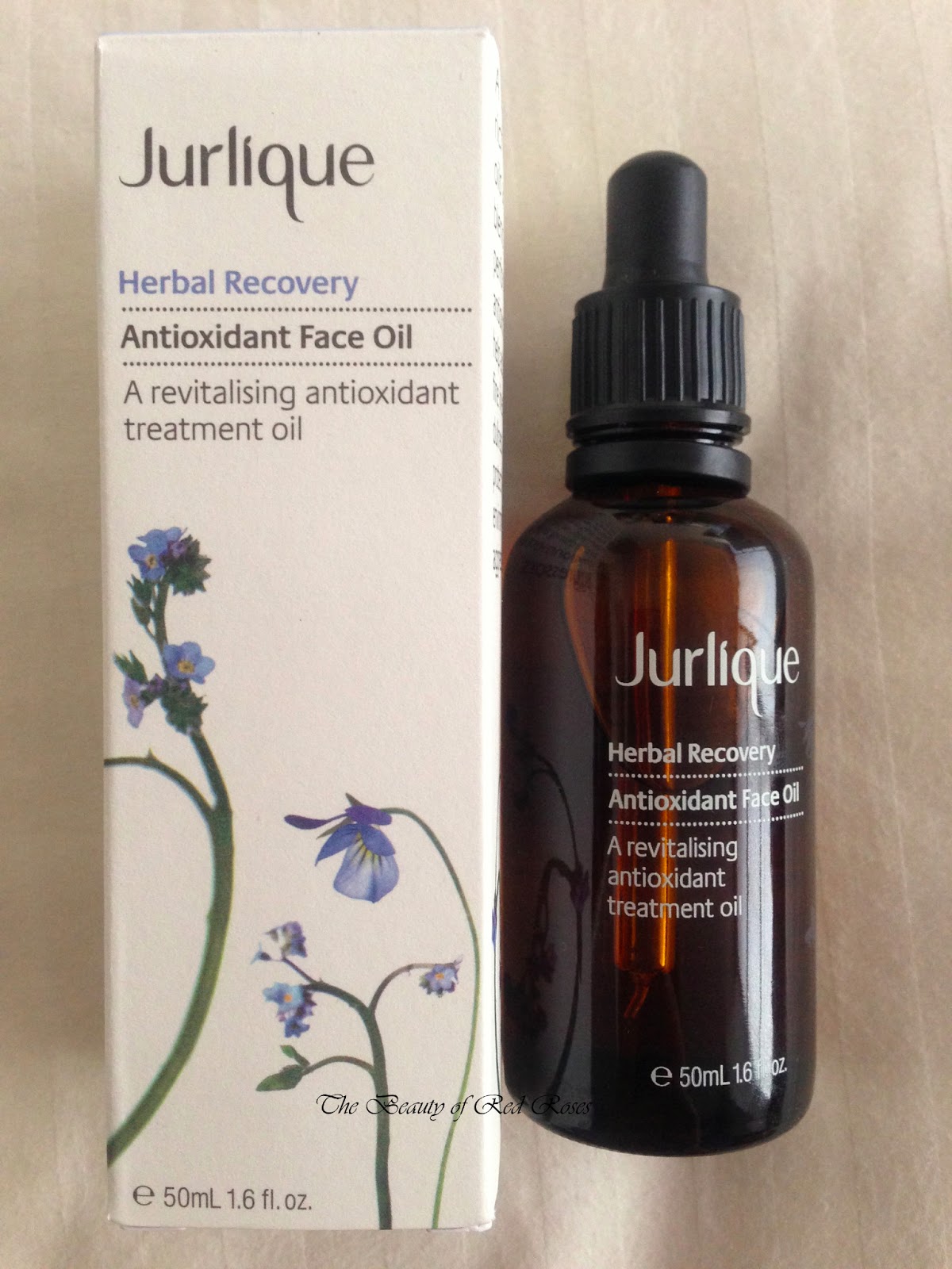 The Beauty of Red Roses NEW Jurlique Herbal Recovery Antioxidant Face Oil