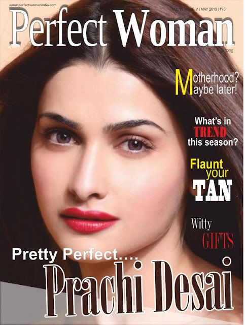 Prachi Desai on the cover of Perfect Woman -May 2013 issue