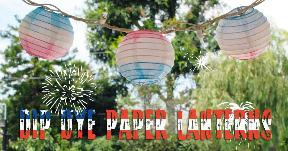 Glitter Mint DipDye Paper Lanterns