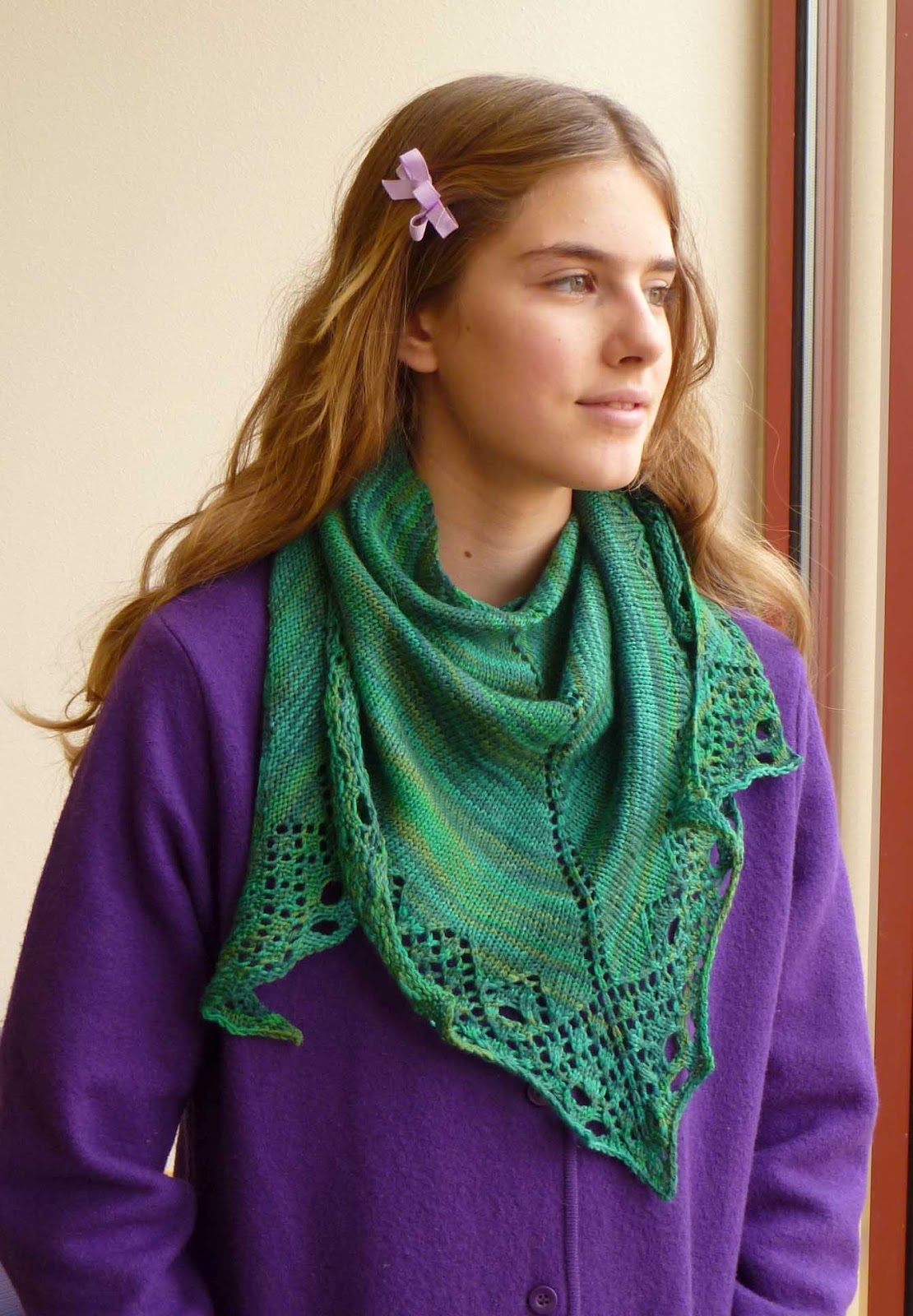 HaciMade Knits Wear a Shawl day