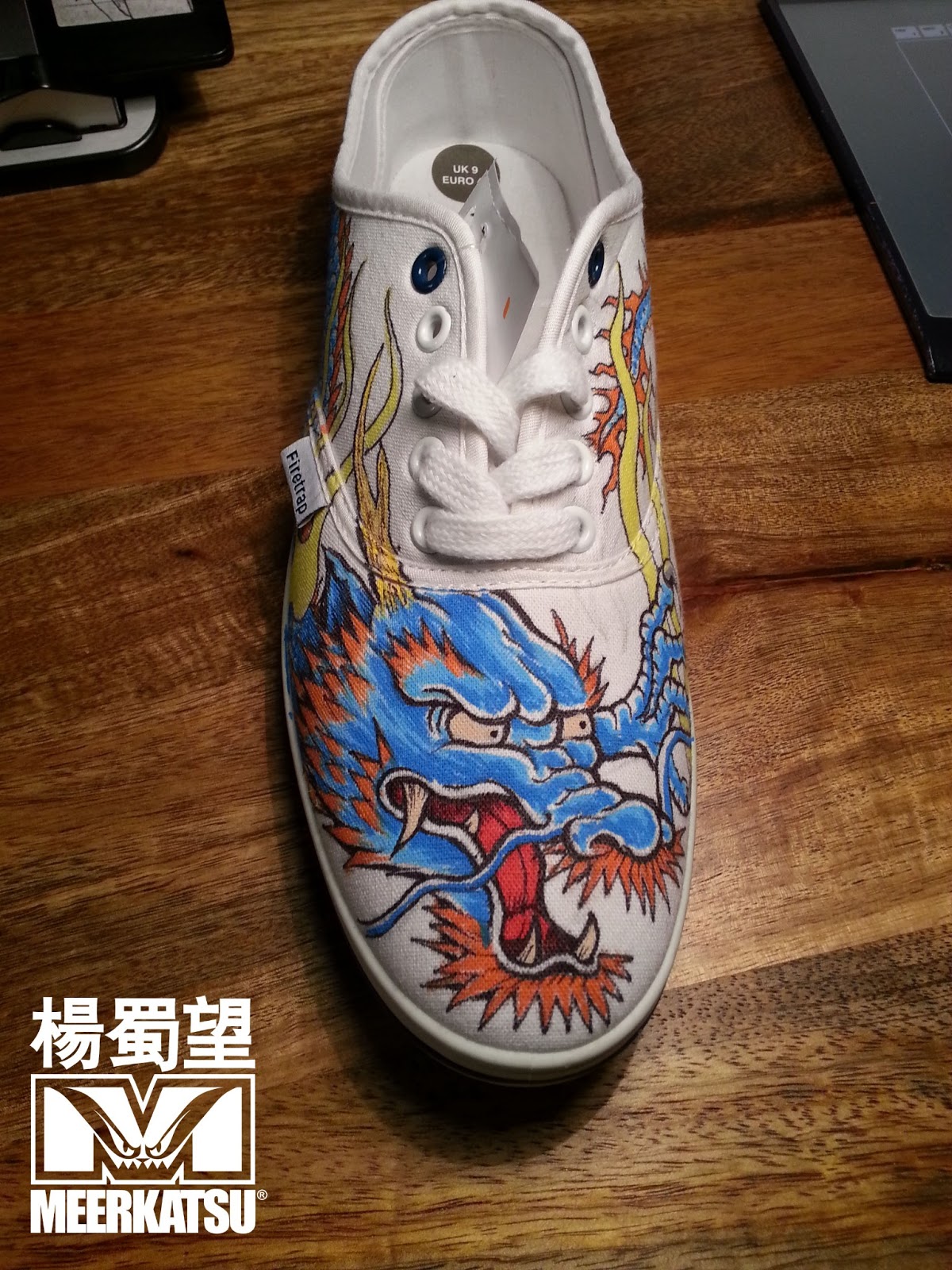 posca on leather shoes