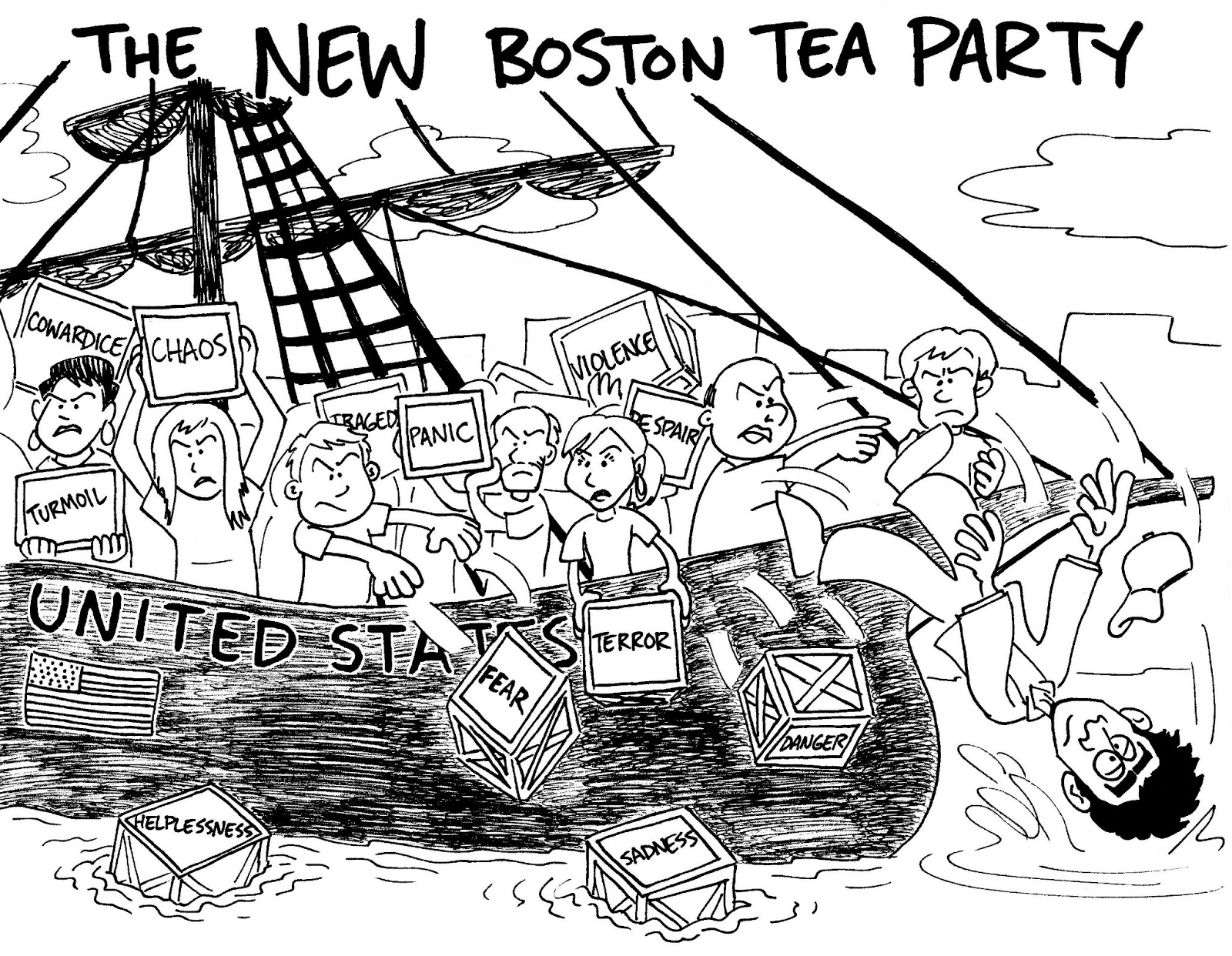 Featured image of post Boston Tea Party Drawings The target was the tea act of may 10 1773 which allowed the british east india company to sell tea from china in american colonies without paying