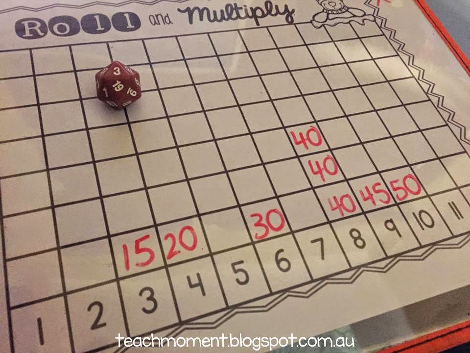 Teachable Moments Roll and Multiply