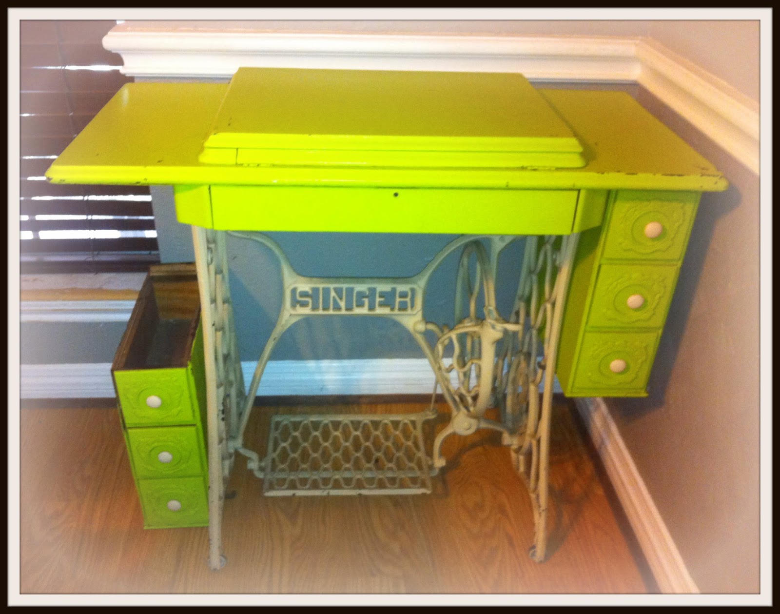 Made To Love Upcycled Antique Sewing Table