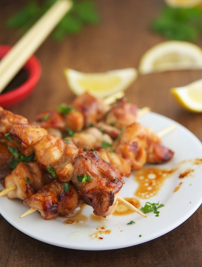 The Iron You Teriyaki Glazed Chicken Kebabs