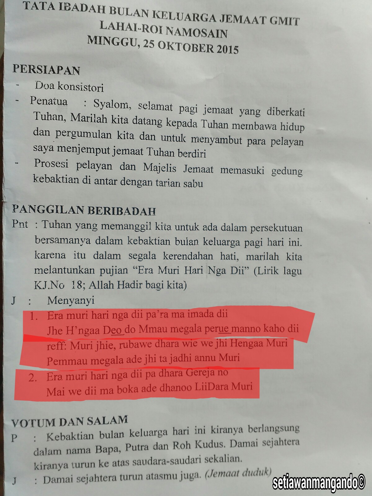 Liturgi Bahasa Batak Hkbp / Https Repository Uksw Edu Bitstream