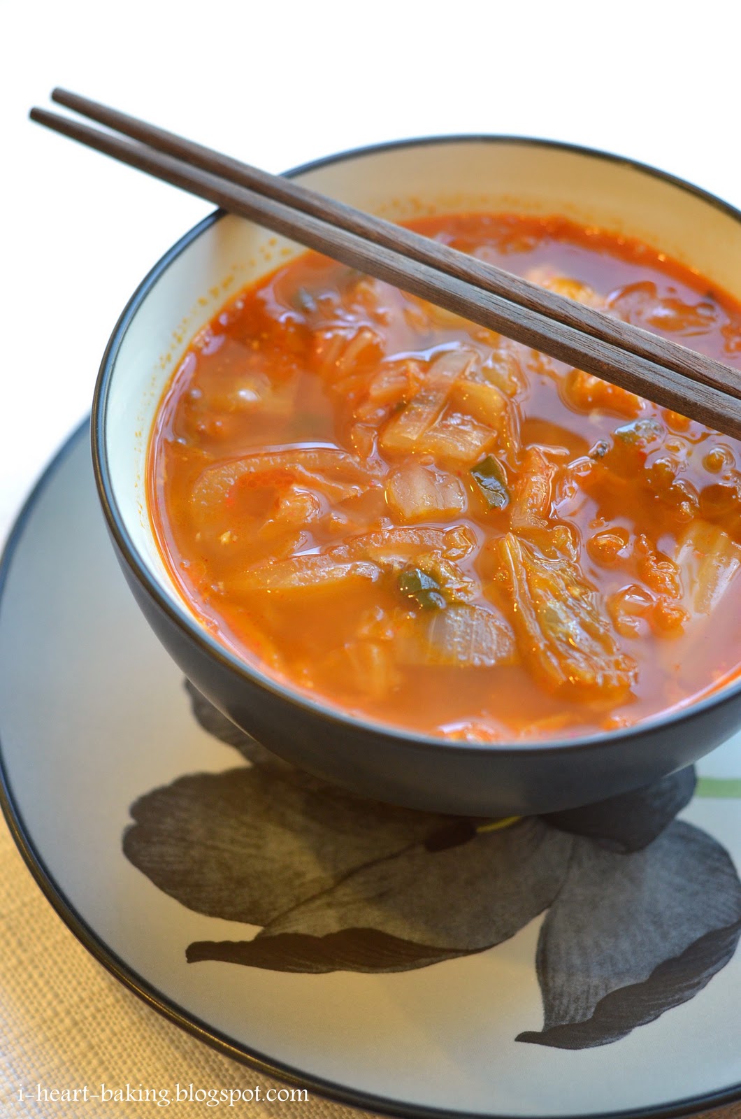 i heart baking! kimchi jjigae