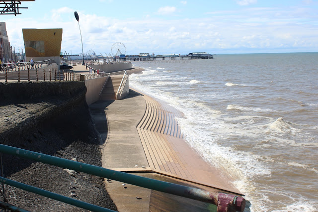 Blackpool North Pier Pavement and Sea rides
