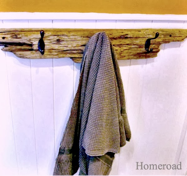 How to Make Driftwood Bathroom Towel Hooks Homeroad