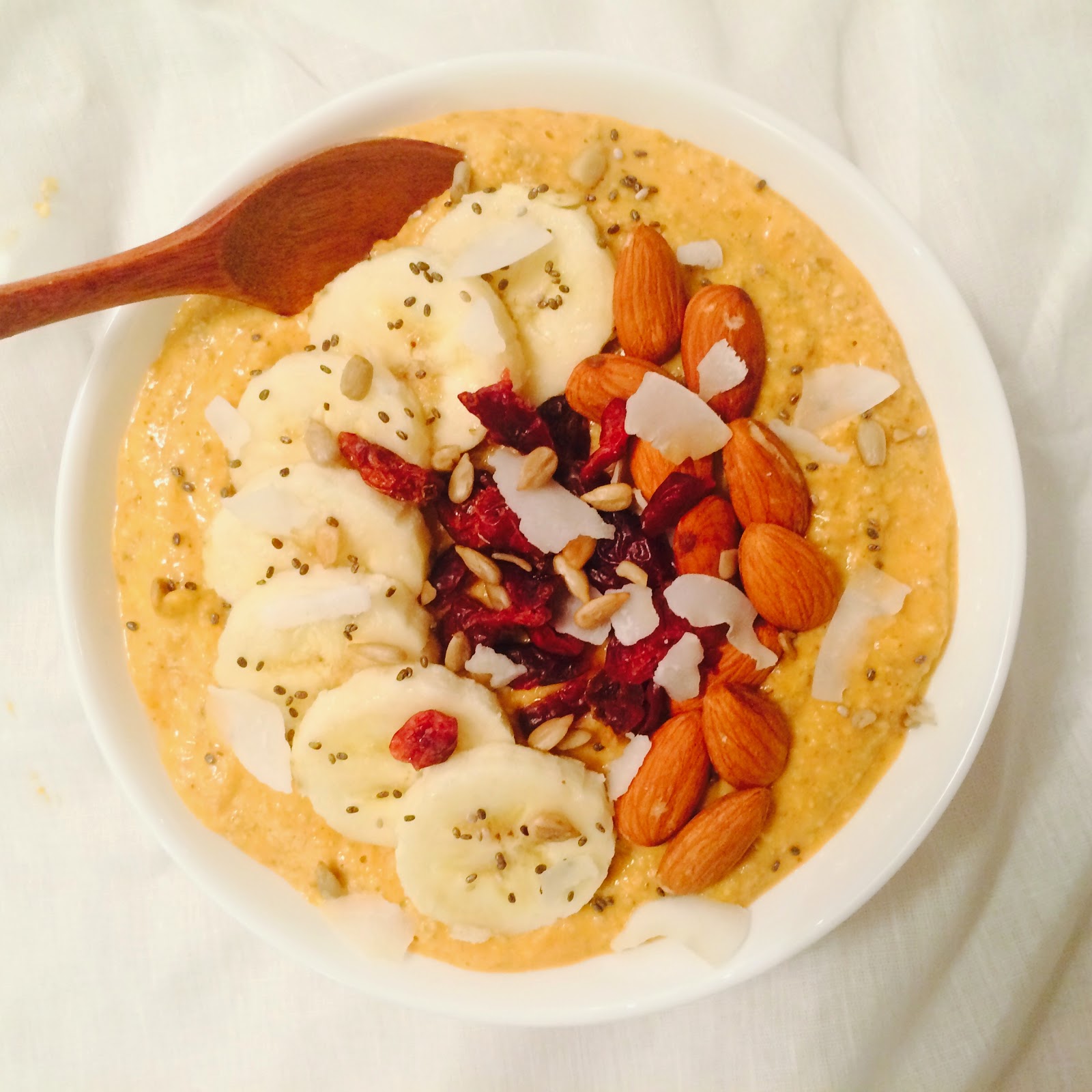 Honey Papaya & Banana Smoothie Oatmeal Bowl Recipe Honey Papaya & Banana Smoothie Oatmeal Bowl Recipe