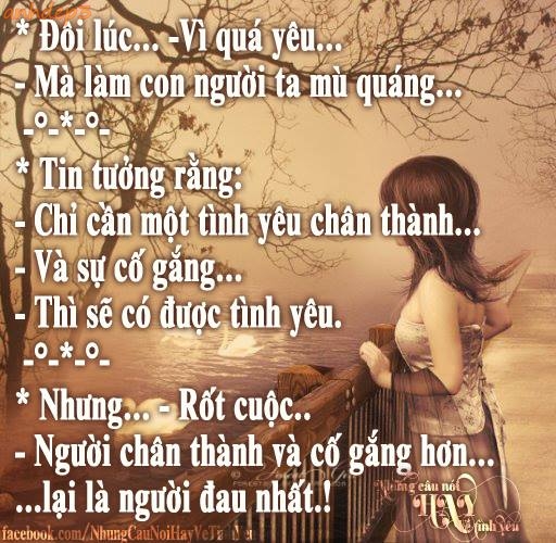 Những câu nói hay về tình yêu khi chia tay