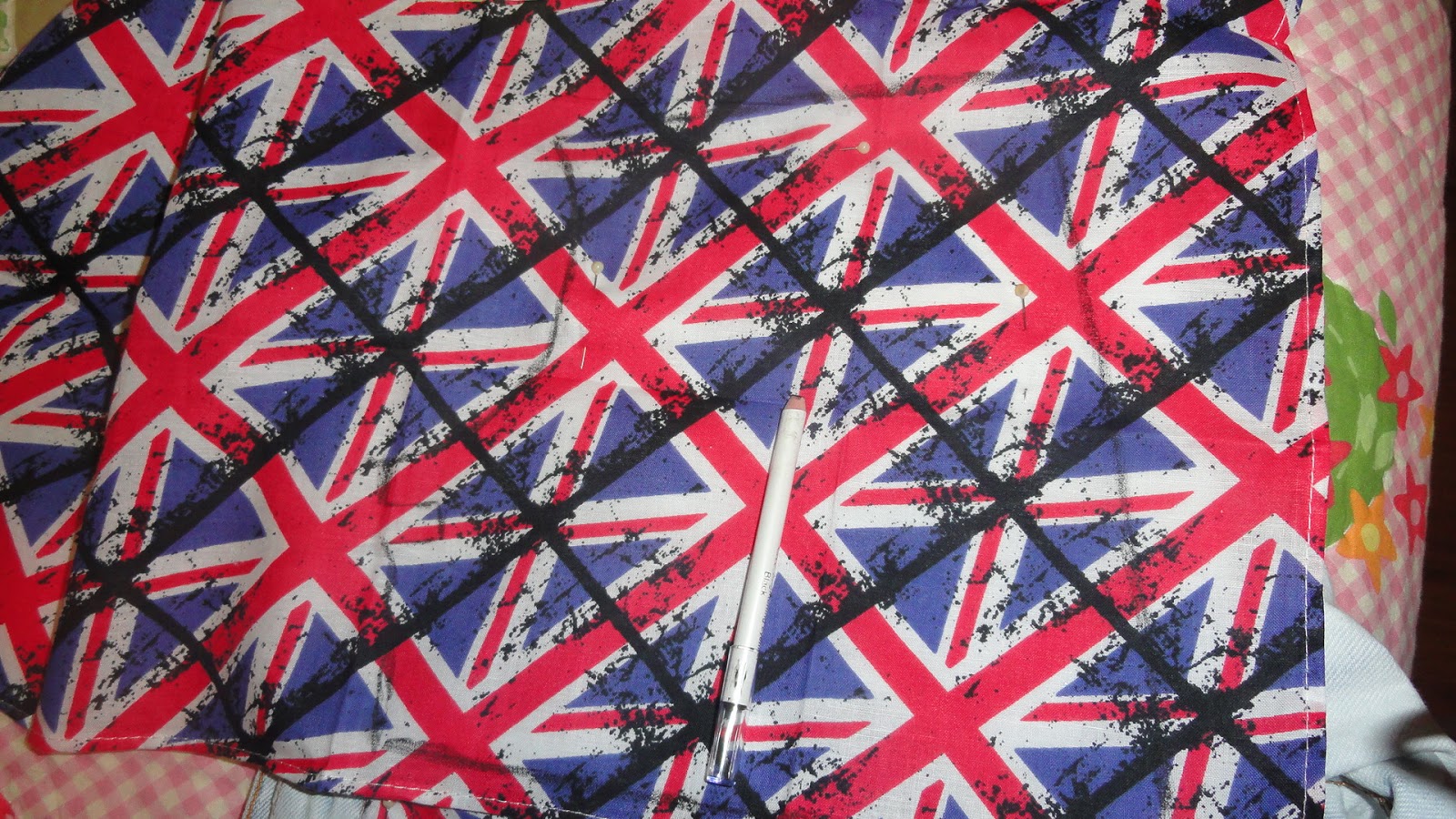 Tiffany T. DIY DIY High Waisted Union Jack Shorts