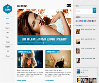 Rocket+Blogger+Template