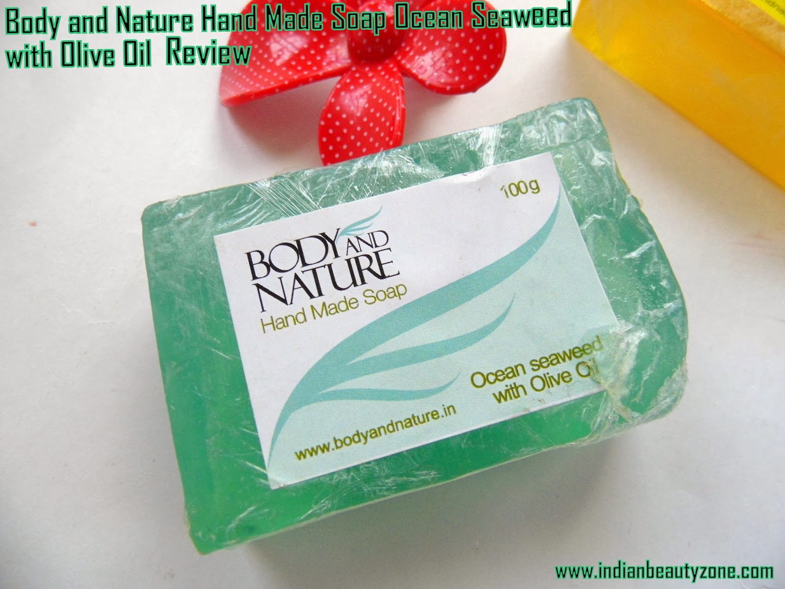 Indian Beauty Zone Body and Nature Hand Made Soap Ocean Seaweed with
