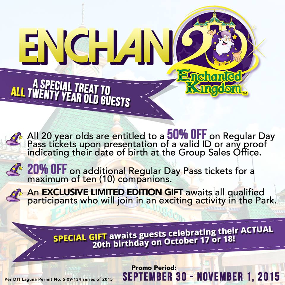 Enchanted kingdom discount coupons