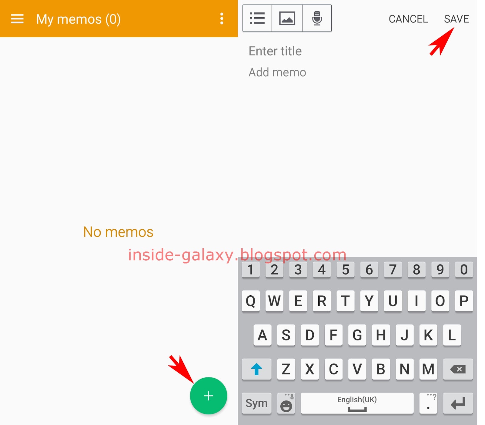 Samsung Galaxy S5: How to Compose Memos in Memo App in ...