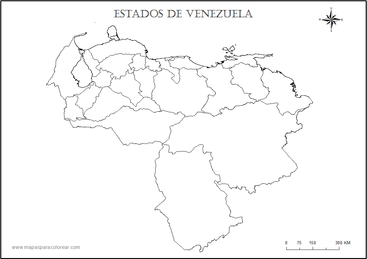 View Mapa Politico De Venezuela Con Estados Y Capitales Para Colorear Pics