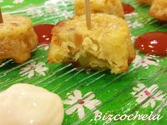 Pinchos De Tortilla Española Al Horno
