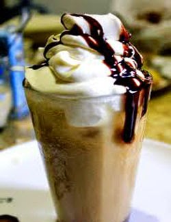 Resep praktis (mudah) membuat minuman cream chocolate ice blended enak (lezat)