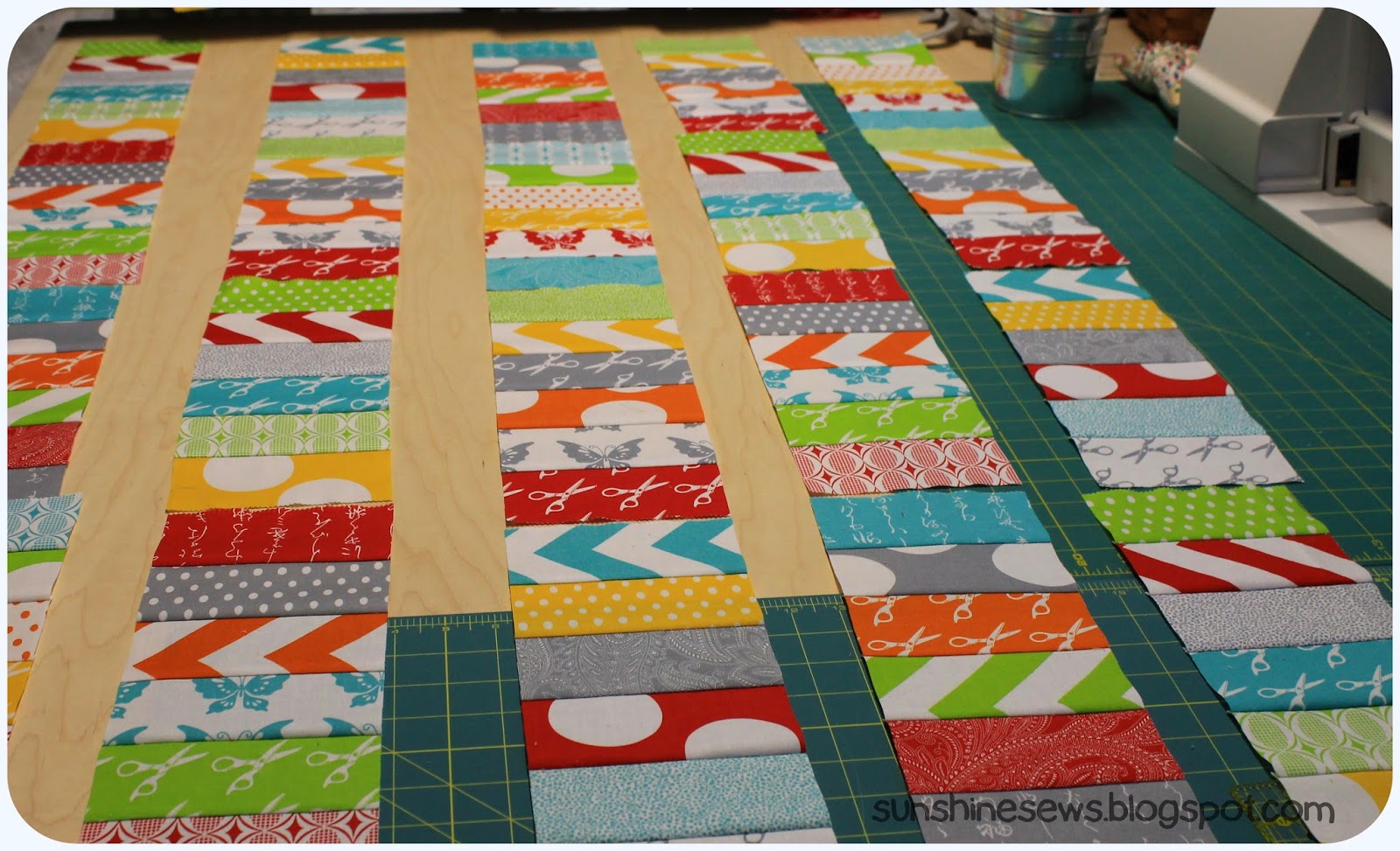 SunShine Sews... Stacked Coins Quilt Part 1