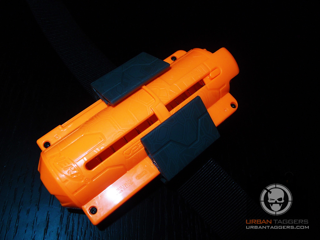 Urban Taggers. Nerf Vortex Ammo Belt Kit Batman style utility