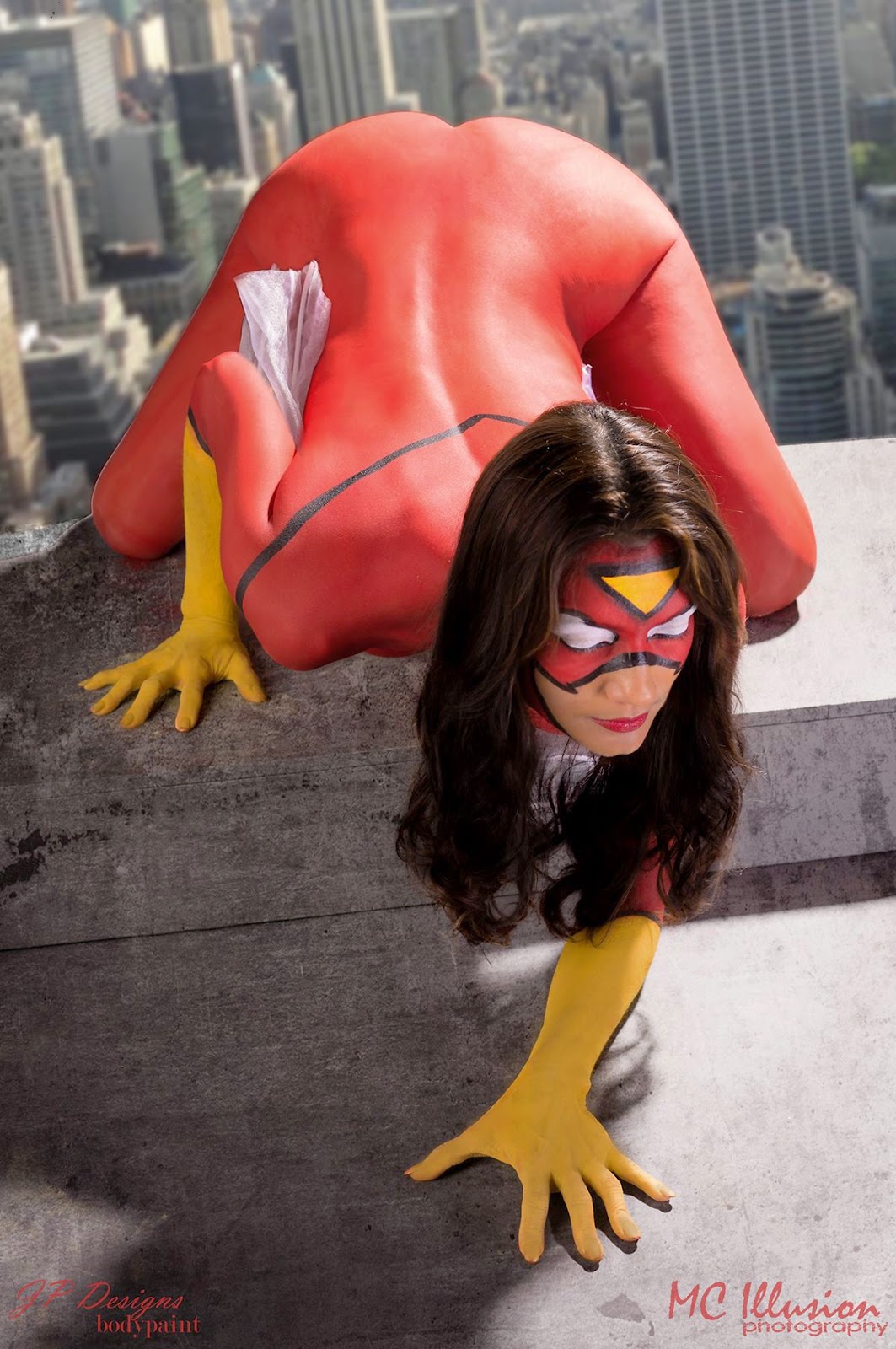 Spiders kiss sexy costume