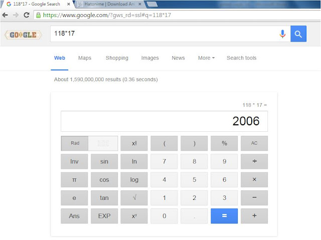 Cara Merubah Google Menjadi Senjata Matematika (kalkulator)