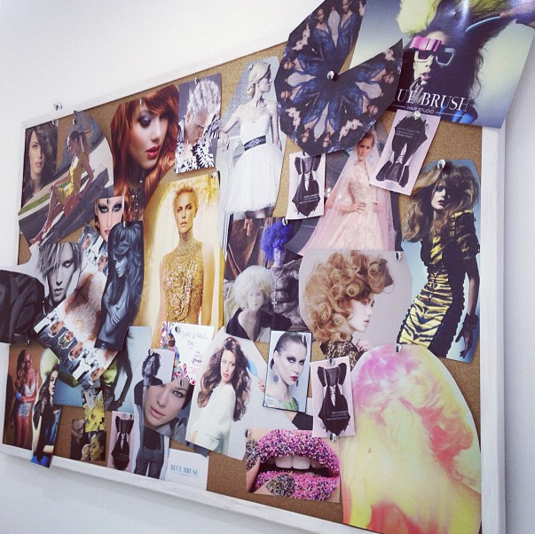 UNDER YOUR ABAYA Blue Brush Hair Studio Bringing Parisian Hair and