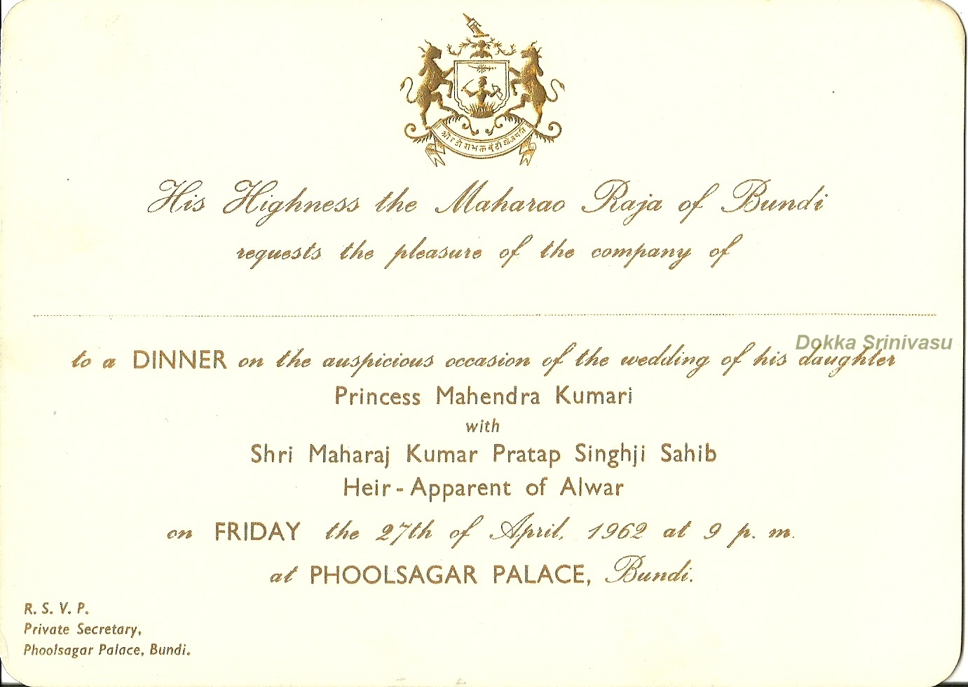 Heritage of India: Vintage Invitation Cards of India