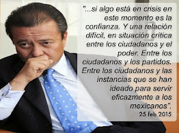 Crisis de confianza entre ciudadanos y el poder