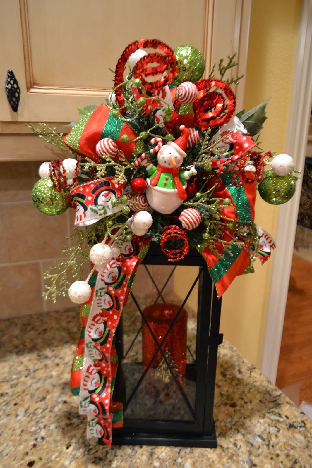 Kristen's Creations: Christmas Lantern Swags