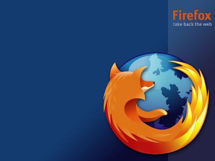 logo firefox, wallpaper firefox