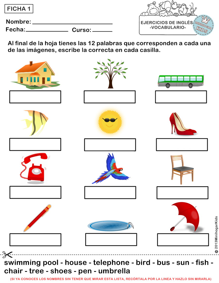 Stunning Actividades De Ingles Para Niños De Cuarto De Primaria ... Stunning Actividades De Ingles Para Niños De Cuarto De Primaria ...