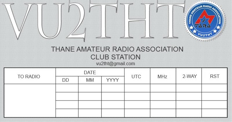 Designed QSL Card For VU2THT :