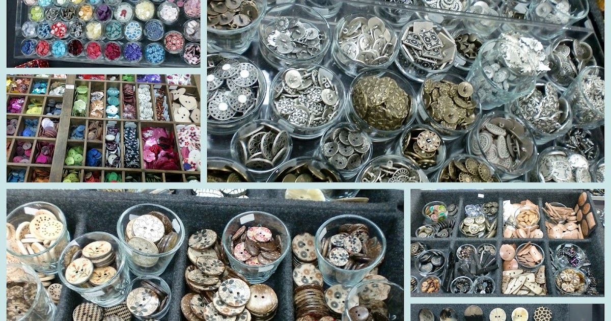 Button Floozies Textile Garden is abloom with buttons...