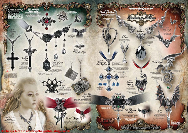 The Gothic Shop Blog: Alchemy Gothic Necklaces & Chokers - Part 3