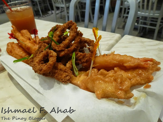 Calamari and fried shrimp from BonChon