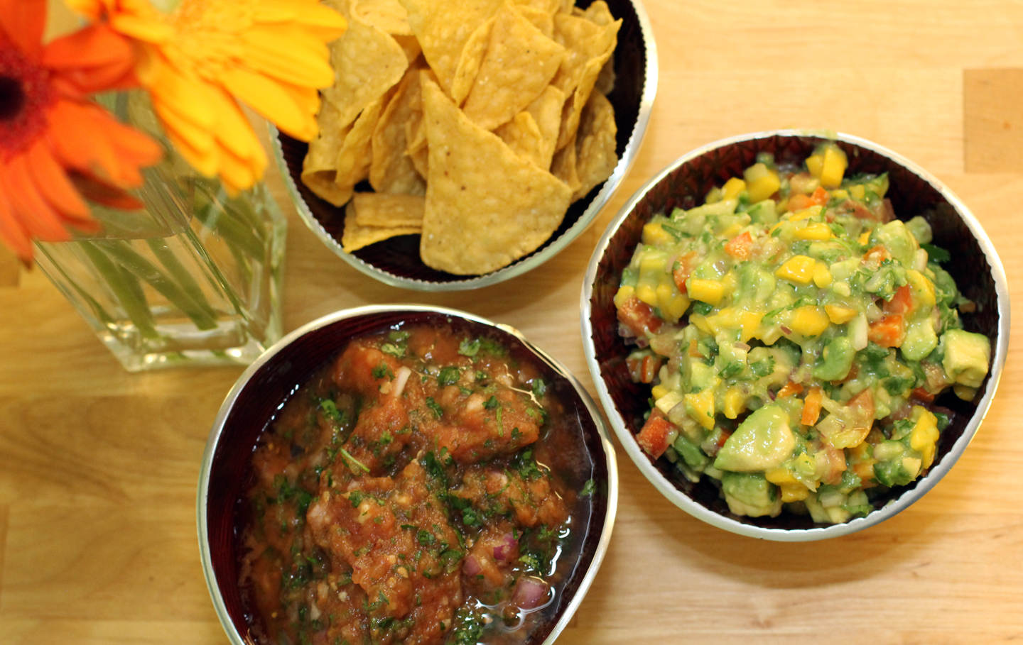 The No Pressure Cooker Mango Guacamole and Homemade Salsa